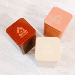 vintage tea canister set of 3 // teavana
